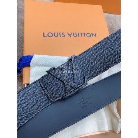 Lv New Calf Leather Black Letter Buckle 40mm Belts For Men