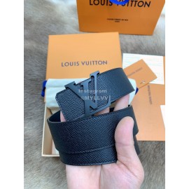 Lv Fashion Calf Leather Letter Buckle 40mm Belts For Men