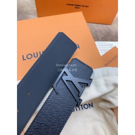 Lv Fashion Calf Leather Letter Buckle 40mm Belts For Men
