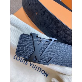 Lv Fashion Calf Leather Letter Buckle 40mm Belts For Men