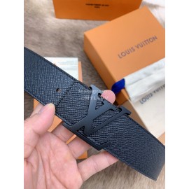 Lv Fashion Calf Leather Letter Buckle 40mm Belts For Men