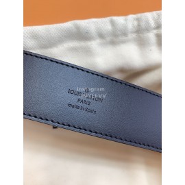 Lv Damier Canvas Leather Letter Buckle 40mm Belts For Men