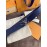 Lv New Leather Fine Steel Letter Buckle 40mm Belts For Men Blue