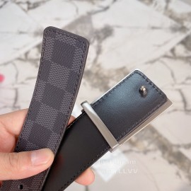 Lv Damier Canvas Leather 35mm Belts Black