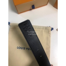 Lv Monogram Canvas Leather Letter Buckle Belts Coffee