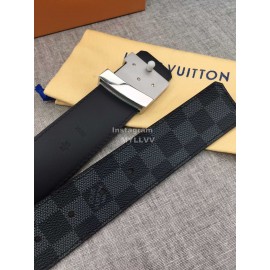 Lv Damier Canvas Leather Initiales Buckle 40mm Belts