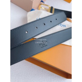 Lv Double Side Leather Gold Pin Buckle 35mm Belts