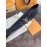 Lv Litchi Grain Calfskin Letter Buckle 40mm Belts