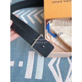 Lv Fashion Calf Leather Gold Letter Buckle 40mm Belts