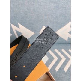 Lv Fashion Calf Leather Gold Letter Buckle 40mm Belts