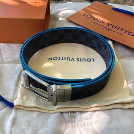 Lv Damier Infini Leather Pin Buckle 40mm Belts