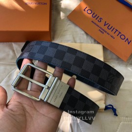 Lv Damier Infini Leather Pin Buckle 40mm Belts