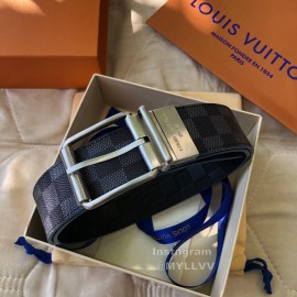 Lv Damier Infini Leather Pin Buckle 40mm Belts