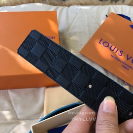 Lv Damier Infini Leather Pin Buckle 40mm Belts