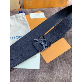 Lv Fashion Leather Letter Buckle 40mm Belts For Men Black