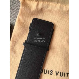 Lv New Monogram Canvas Leather Letter Buckle 40mm Belts 