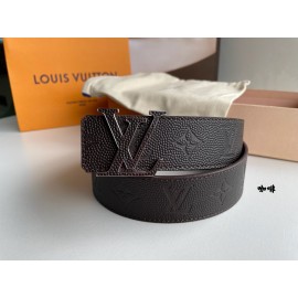 Lv Fashion Embossed Monogram Calf Leather Letter Buckle 40mm Belts 