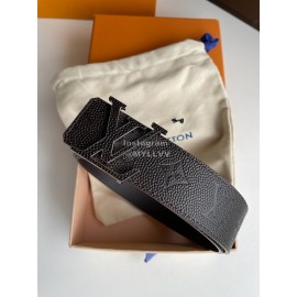 Lv Fashion Embossed Monogram Calf Leather Letter Buckle 40mm Belts 