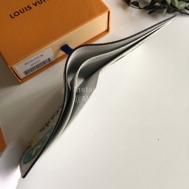 Louis Vuitton Multiple Classic Old Flower Badge Short Wallets White M67819