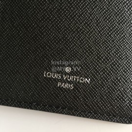 Louis Vuitton Brazza Silk Screen Long Wallets Brown M67823