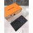 Louis Vuitton Coin Leather Checkerboard Long Card Cases Black N64038