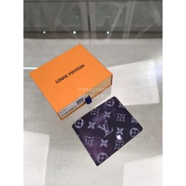Louis Vuitton Poltofoyu Multiple Starry Sky Silkscreen Short Wallets M67429