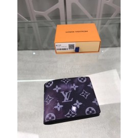 Louis Vuitton Poltofoyu Multiple Starry Sky Silkscreen Short Wallets M67429