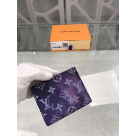 Louis Vuitton Poltofoyu Multiple Starry Sky Silkscreen Short Wallets M67429