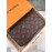 Louis Vuitton Large Capacity Classic Old Flowers Zipper Around Long Wallets Brown M41506