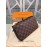 Louis Vuitton Large Capacity Checked Canvas Zipper Around Long Wallets Brown N63284