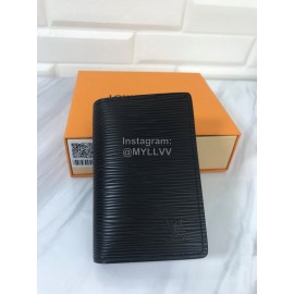 Louis Vuitton Color Matching Style Fluorescent Inner Pocket Short Wallets M67891