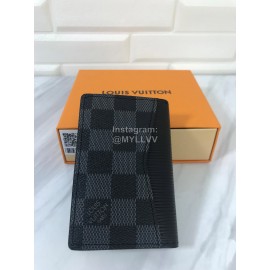 Louis Vuitton Color Matching Style Fluorescent Inner Pocket Short Wallets M67891