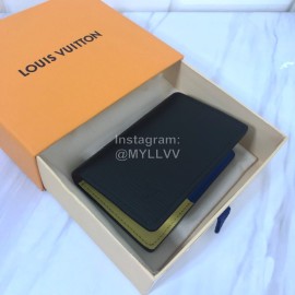 Louis Vuitton Color Matching Style Fluorescent Inner Pocket Short Wallets M67891