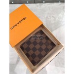 Louis Vuitton Classic Checkerboard Short Wallets Brown N60895