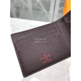 Louis Vuitton Classic Checkerboard Short Wallets Brown N60895