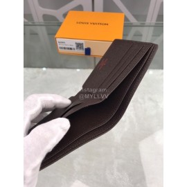 Louis Vuitton Classic Checkerboard Short Wallets Brown N60895