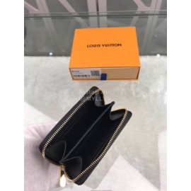 Louis Vuitton Kabuki Sticker Element Canvas Zipper Around Short Wallets M62394