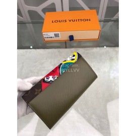 Louis Vuitton Twist Kabuki Sticker Element Long Wallets M67260