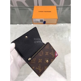 Louis Vuitton Victorine Drama Style Flip Short Wallets M67253