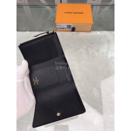 Louis Vuitton Victorine Drama Style Flip Short Wallets M67253