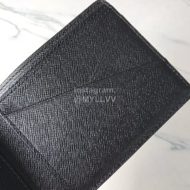 Louis Vuitton 2020 Flowers Series Short Wallets Black M60895