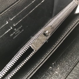 Louis Vuitton 2020 Flower Series Zipper Around Long Wallets Black M60017