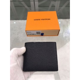 Louis Vuitton Amerigo Classic Style Grained Leathe..