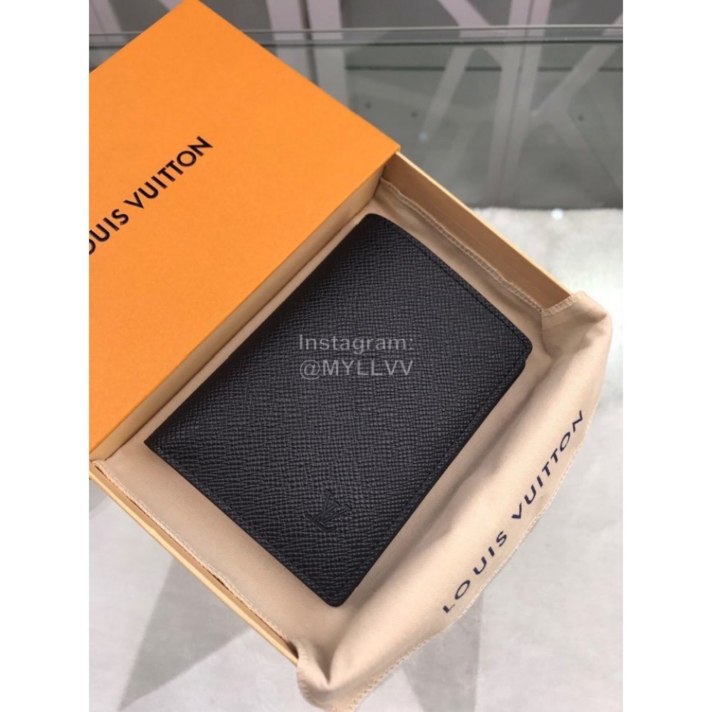 Louis Vuitton Classic Men's Multifunctional Check Leather Long Wallets M61283