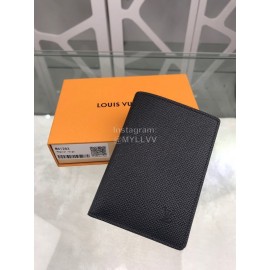 Louis Vuitton Classic Men's Multifunctional Check Leather Long Wallets M61283