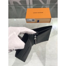 Louis Vuitton Classic Men's Multifunctional Check Leather Long Wallets M61283