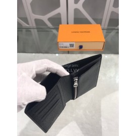 Louis Vuitton Classic Men's Multifunctional Check Leather Long Wallets N61226