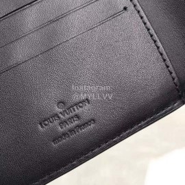 Louis Vuitton Multiple Embossed Cowhide Short Wallets Black M62901