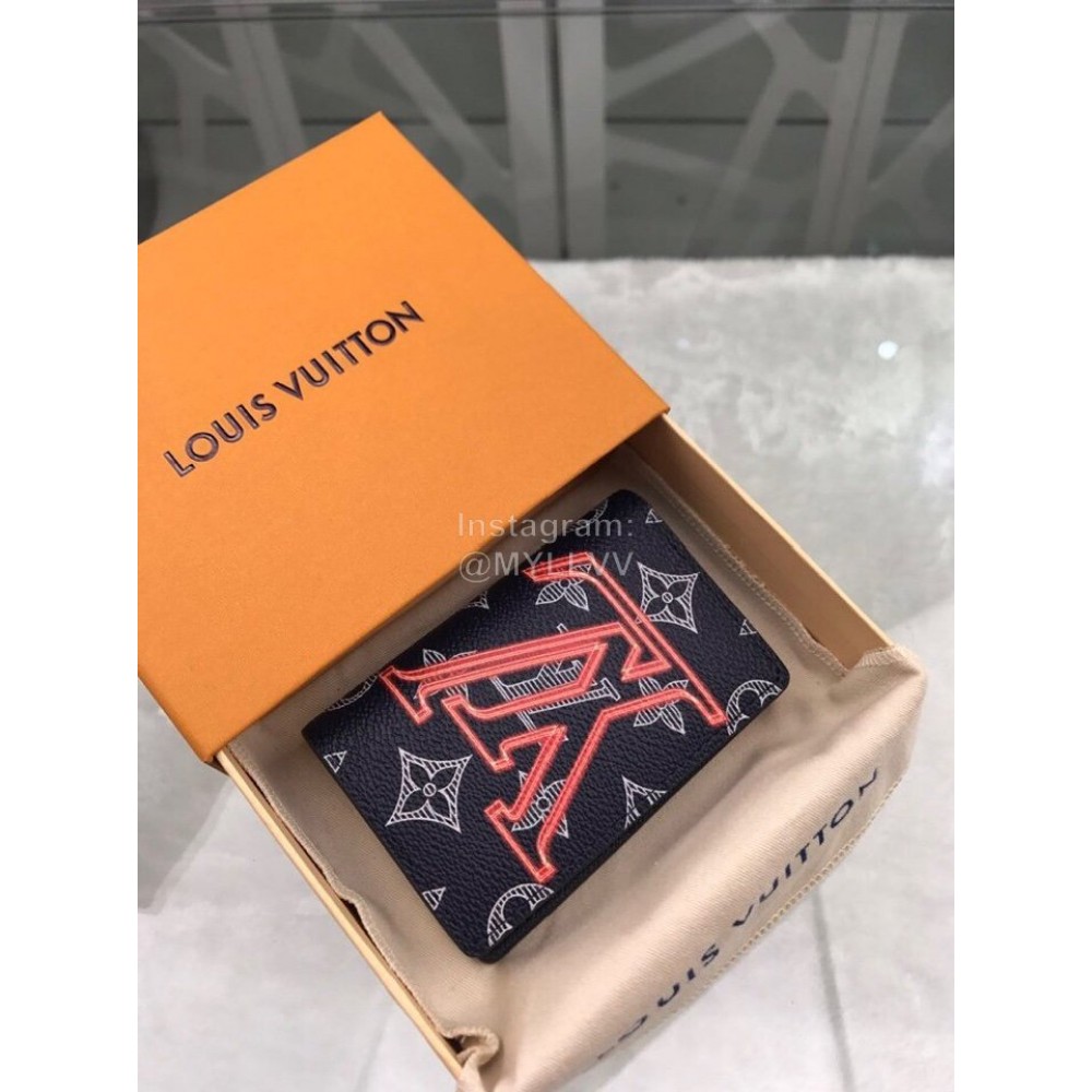 Louis Vuitton Classic Upside Down Logo Letter Series Card Cases M62889