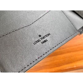 Louis Vuitton Multiple Cowhide Embossed Short Wallets Black M69037